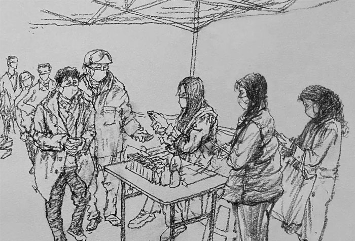 中國(guó)美術(shù)家協(xié)會(huì)會(huì)員鄭東慶素描（速寫(xiě)）作品欣賞